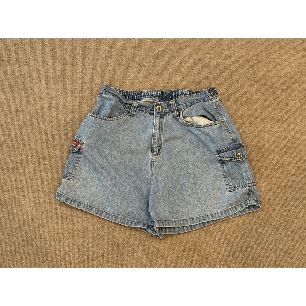 BIG DOGS Vintage Baggy Jean Shorts Women's Size 12 Size 28 Y2K Cargo